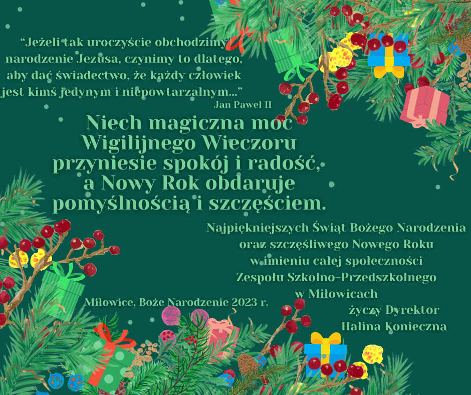 Bożonarodzeniowe Życzenia